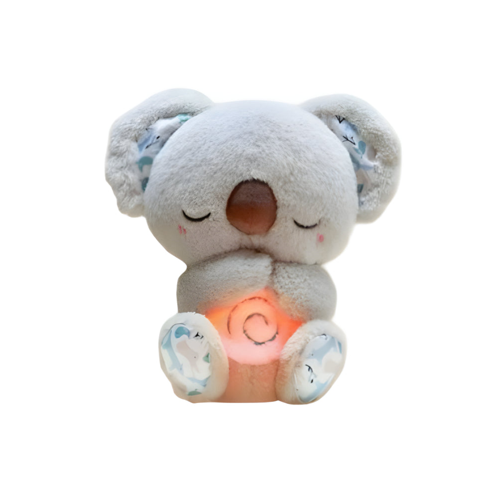 Brinquedo de Sono para Bebé Urso de Peluche Luz Respiratória
