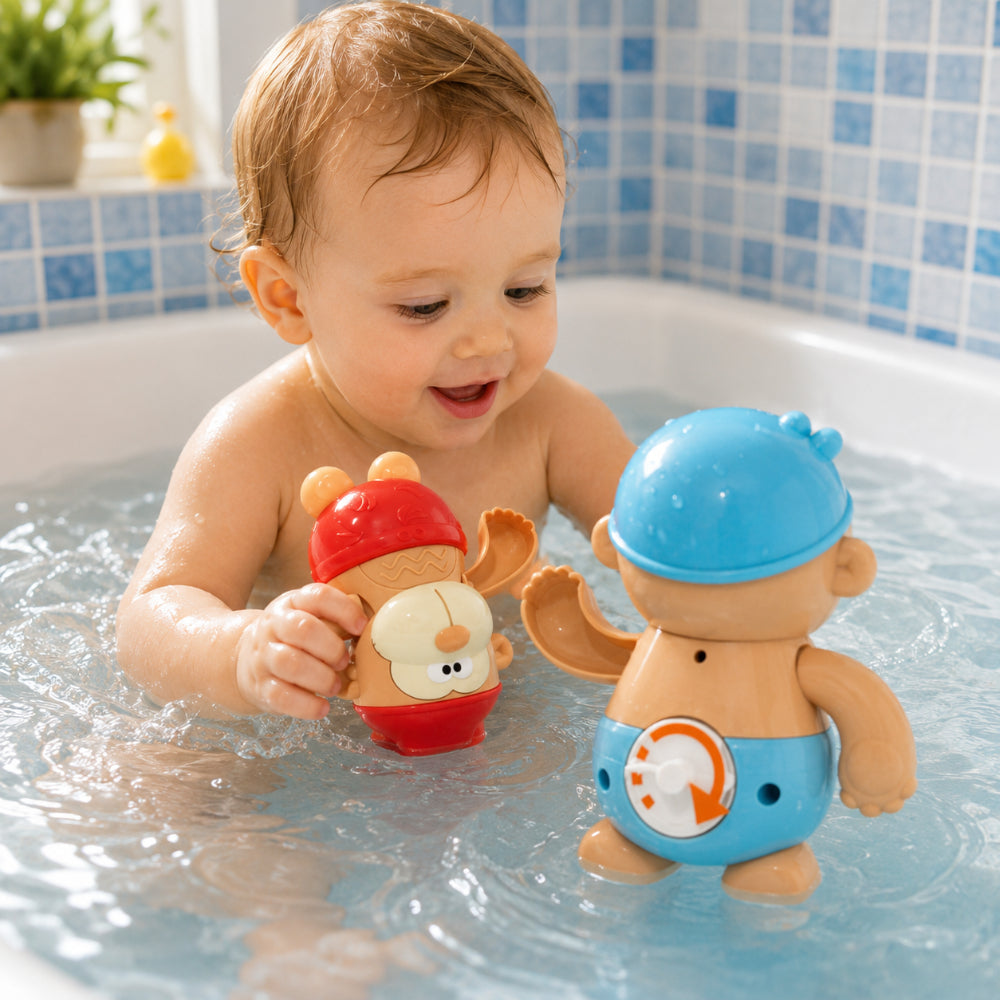 Badespielzeug Aufziehspielzeug Schwimmendes Wasserspielzeug für Kinder