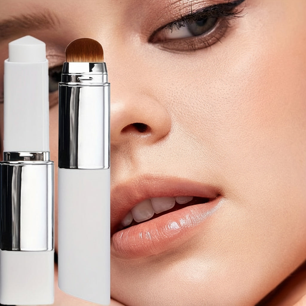 Base em Bastão Creme Hidratante de Mudança de Cor com Pincel Suave para Maquilhagem