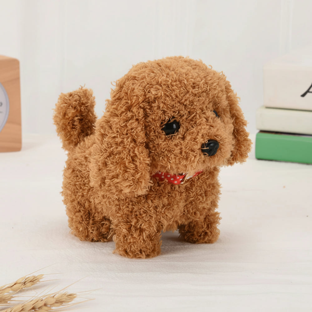 Juguete interactivo para perro Peluche cachorro que camina y ladra