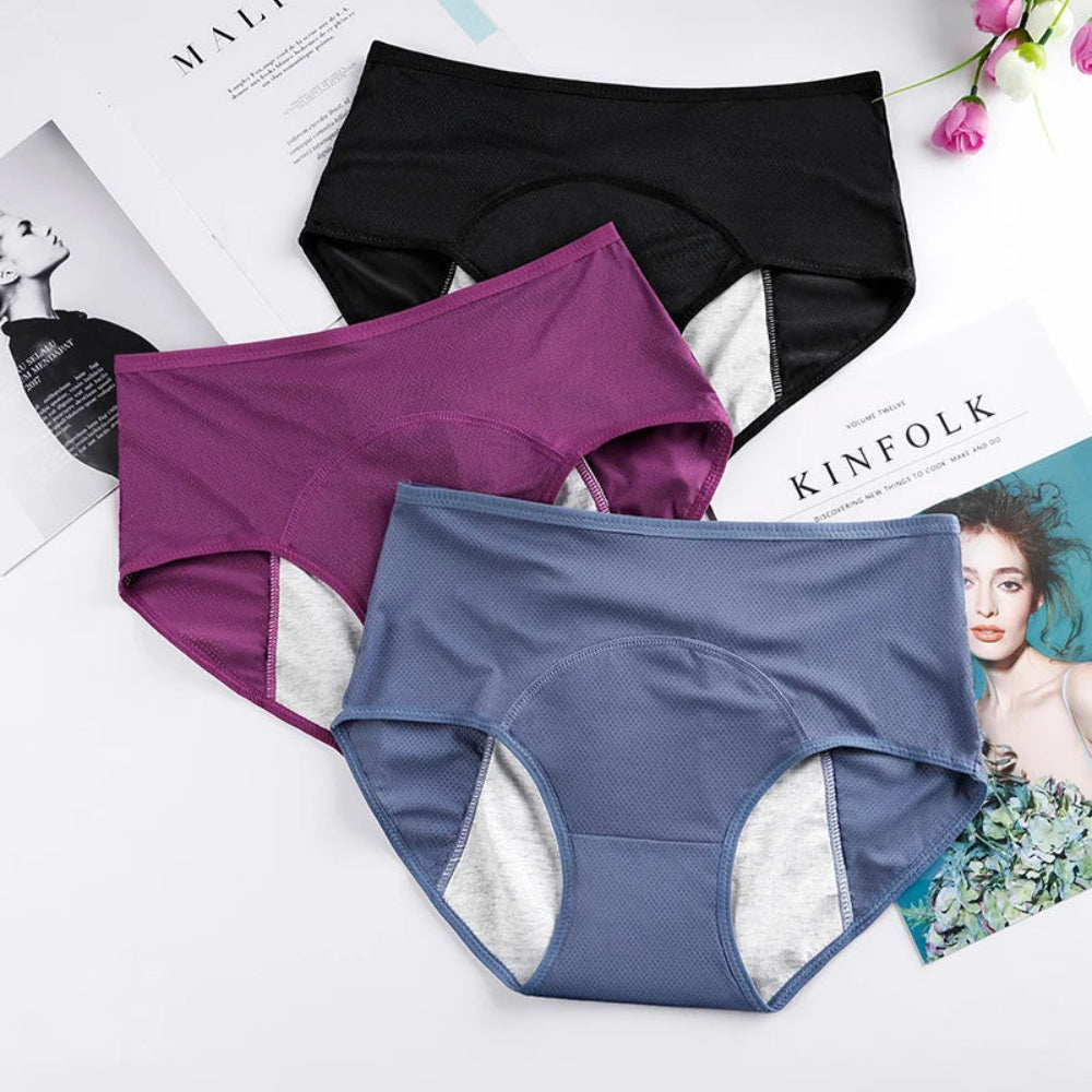 Women's Underwear Period Brief Leak Protection Design