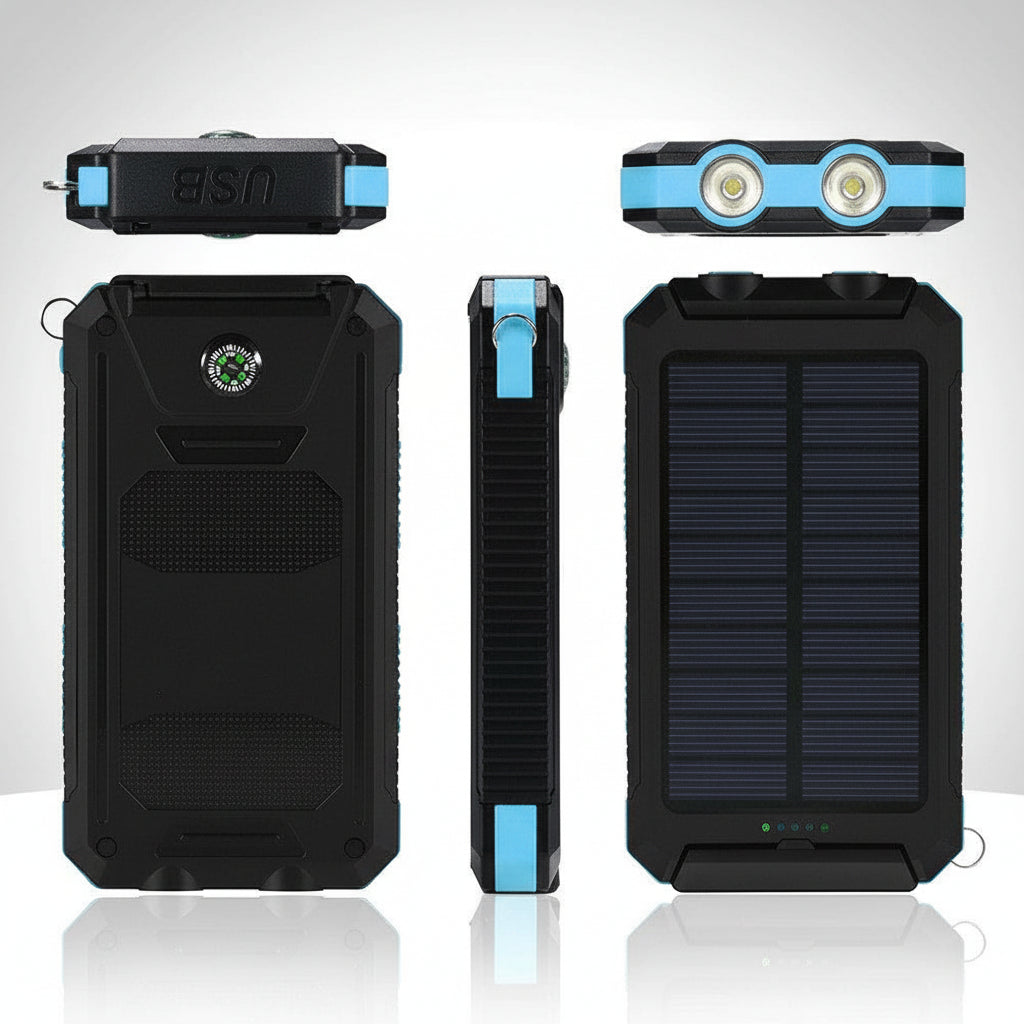 Încărcător solar 20000mAh bancă de energie rezistentă la apă