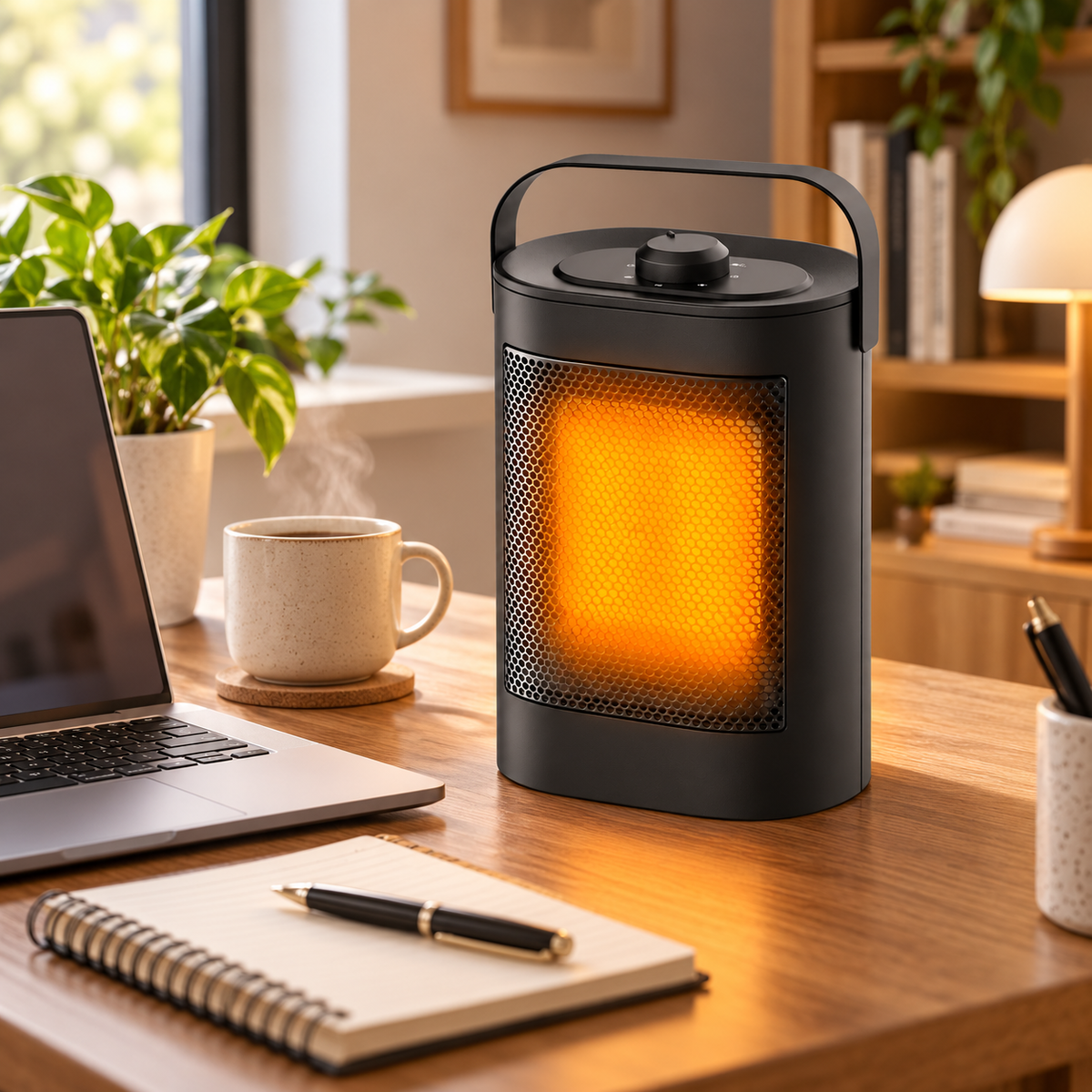 Riscaldatore portatile a riscaldamento rapido, design compatto, per uso domestico