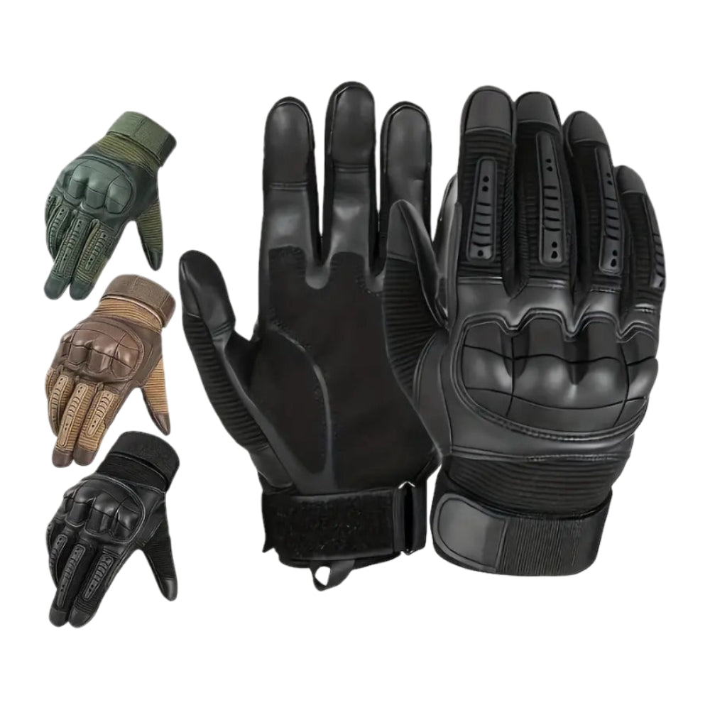 Guantes de Trabajo con Agarre Táctico, Nudillos Reforzados, Juego de Guantes para Exterior