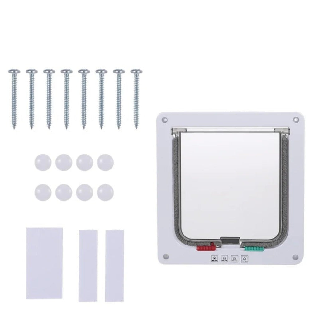 Dog Door Cat Door Pet Door Four Way Locking System - Image 12