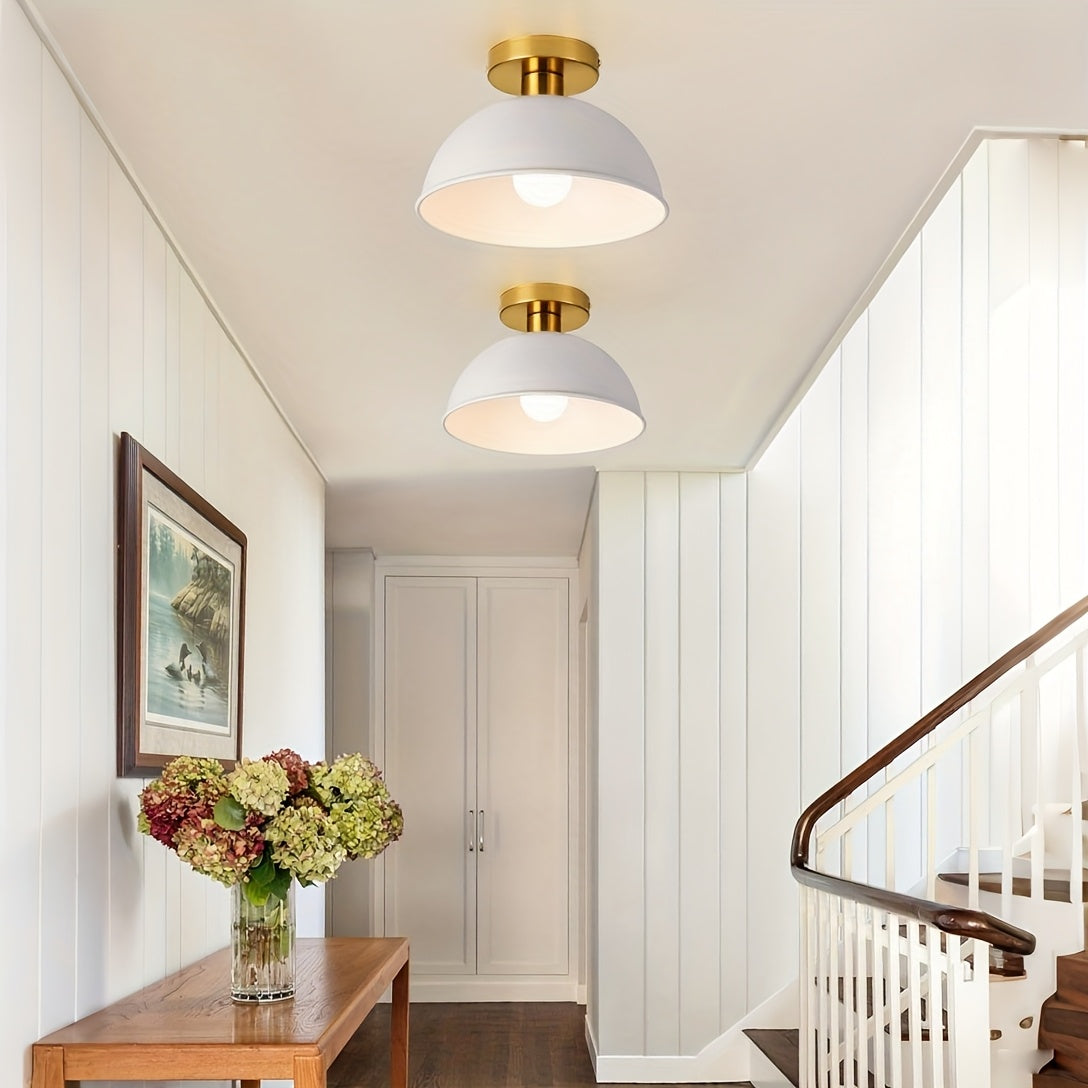 Moderne Deckenleuchte mit kurzem Abstand | Mattes Metallfinish