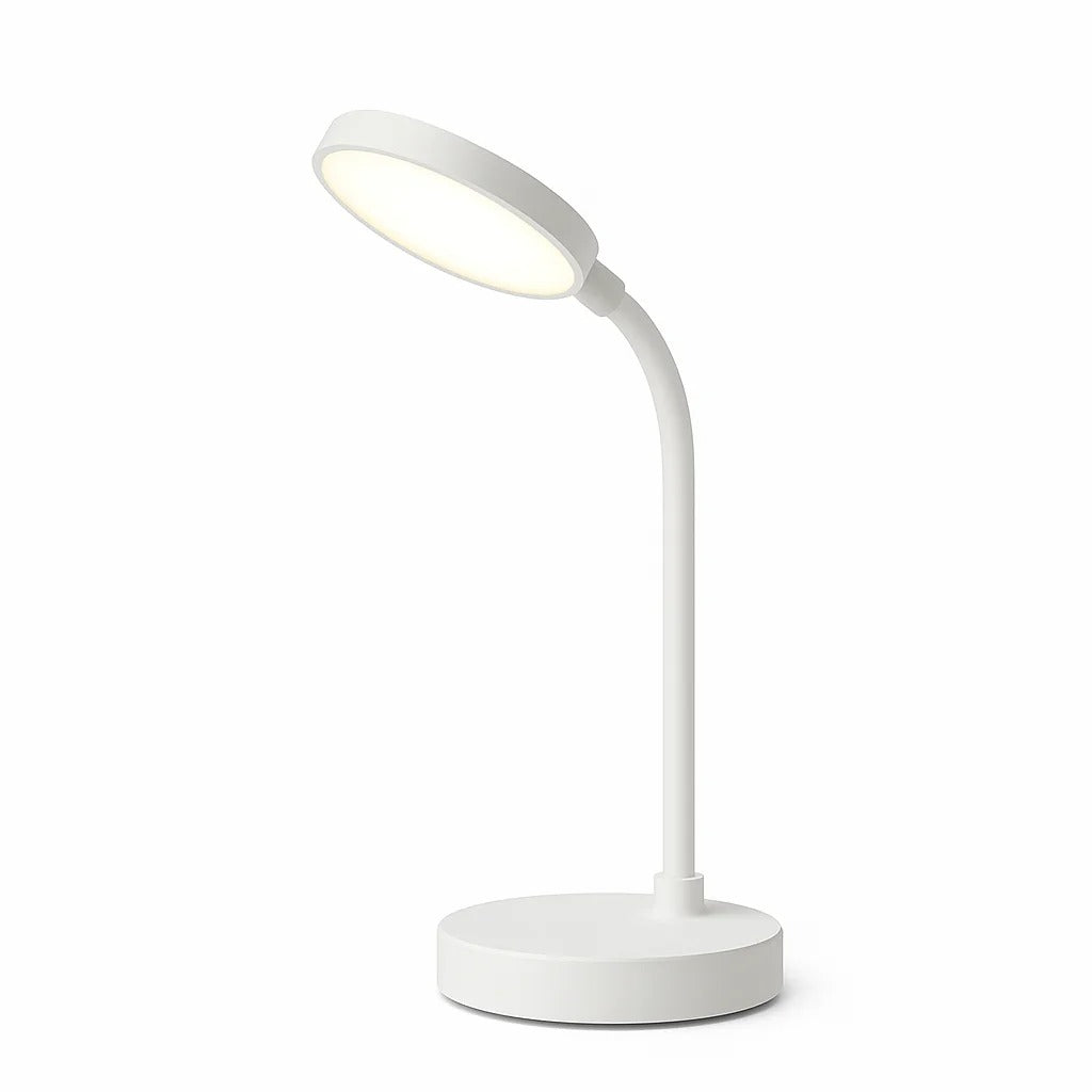 Lampă de birou LED cu încărcare USB | Lampă de lectură reglabilă cu gât de lebădă