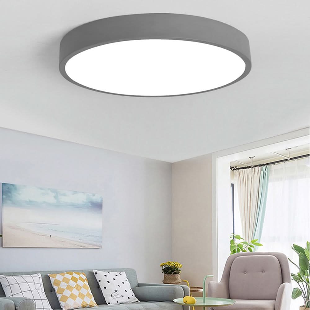 Deckenleuchte Rund LED Moderne Aufbaumontage Wohnzimmer