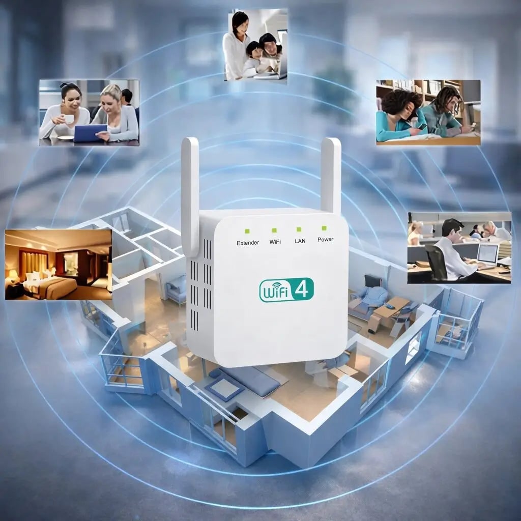 WIFI Range Extender Booster Dual Band Mesh Connectations - Image 14