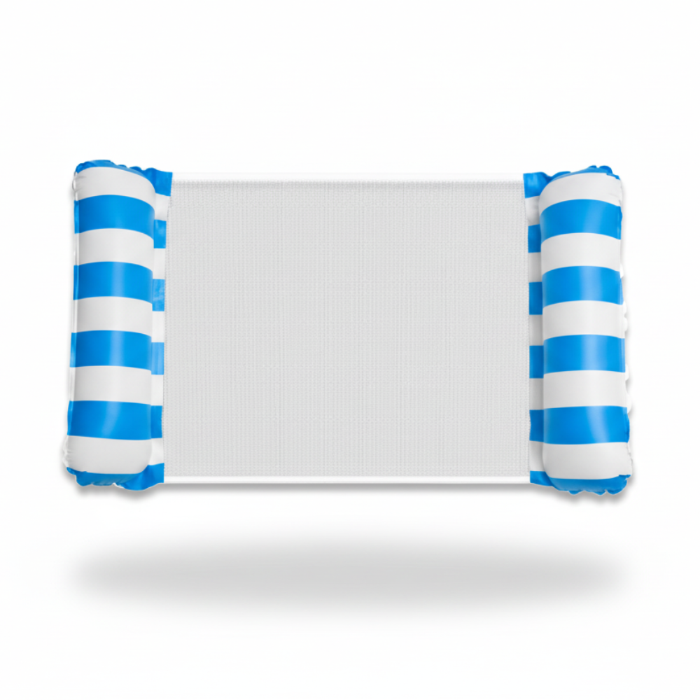 Hamaca inflable para piscina Silla de descanso de malla para relajación en el agua