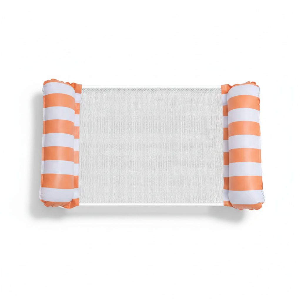 Hamaca inflable para piscina Silla de descanso de malla para relajación en el agua