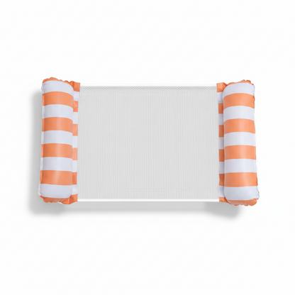 Hamaca inflable para piscina Silla de descanso de malla para relajación en el agua