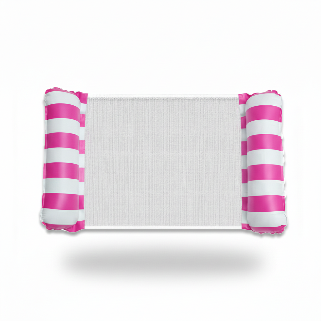 Hamaca inflable para piscina Silla de descanso de malla para relajación en el agua