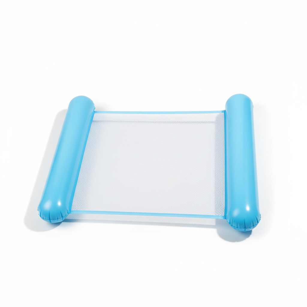Hamaca inflable para piscina Silla de descanso de malla para relajación en el agua