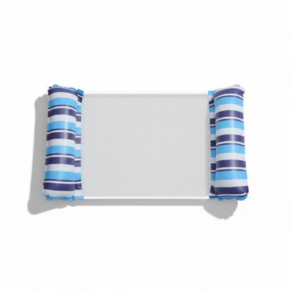 Hamaca inflable para piscina Silla de descanso de malla para relajación en el agua