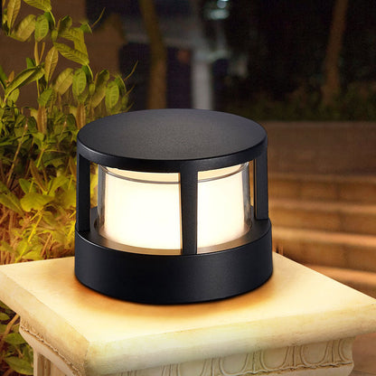Luz de césped exterior LED industrial impermeable de aluminio cilíndrico
