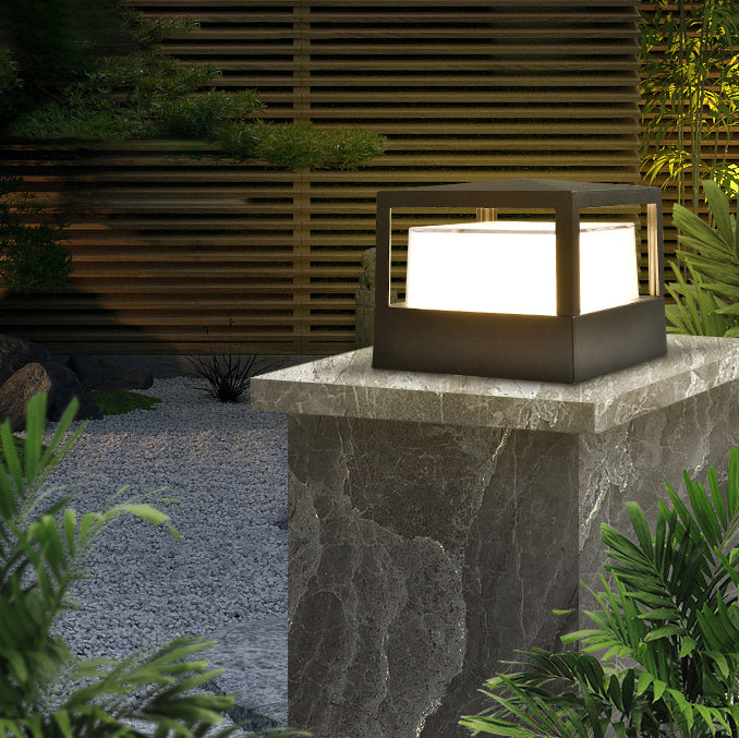 Luz de césped exterior LED industrial impermeable de aluminio cilíndrico
