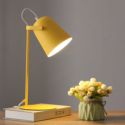 Lampada da scrivania LED in metallo nordico | Luce minimalista per lettura e studio