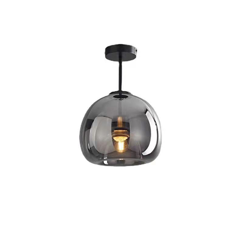 Lampada da soffitto a sfera in vetro nordica | Montaggio semi-incassato