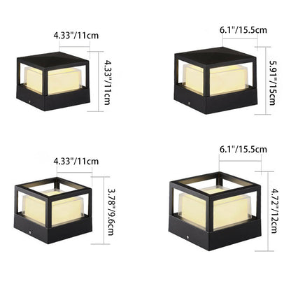 Luz de césped exterior LED industrial impermeable de aluminio cilíndrico