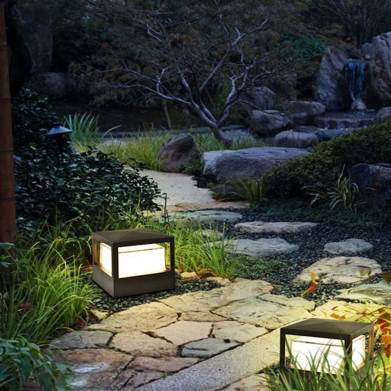 Luz de césped exterior LED industrial impermeable de aluminio cilíndrico