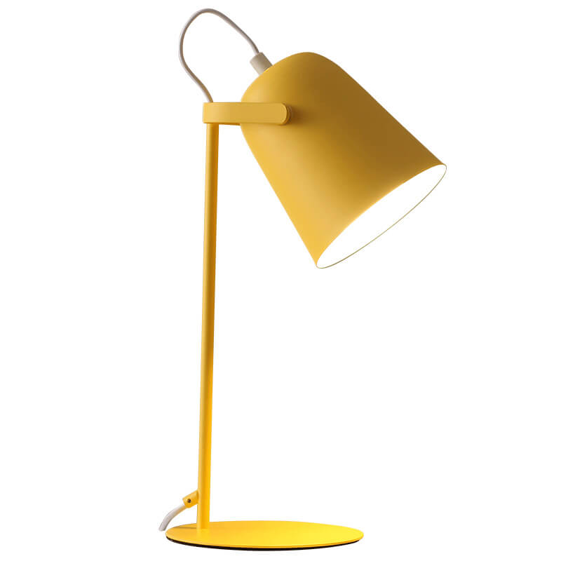 Lampada da scrivania LED in metallo nordico | Luce minimalista per lettura e studio