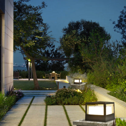 Luz de césped exterior LED industrial impermeable de aluminio cilíndrico