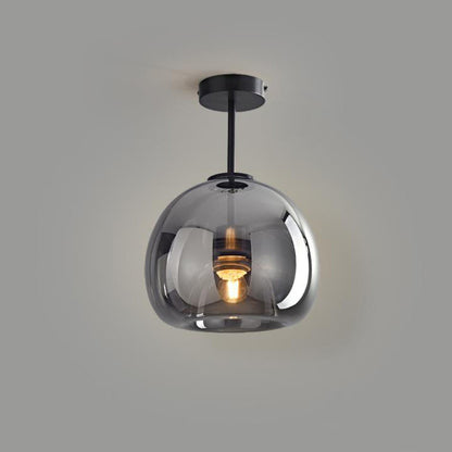 Lampada da soffitto a sfera in vetro nordica | Montaggio semi-incassato