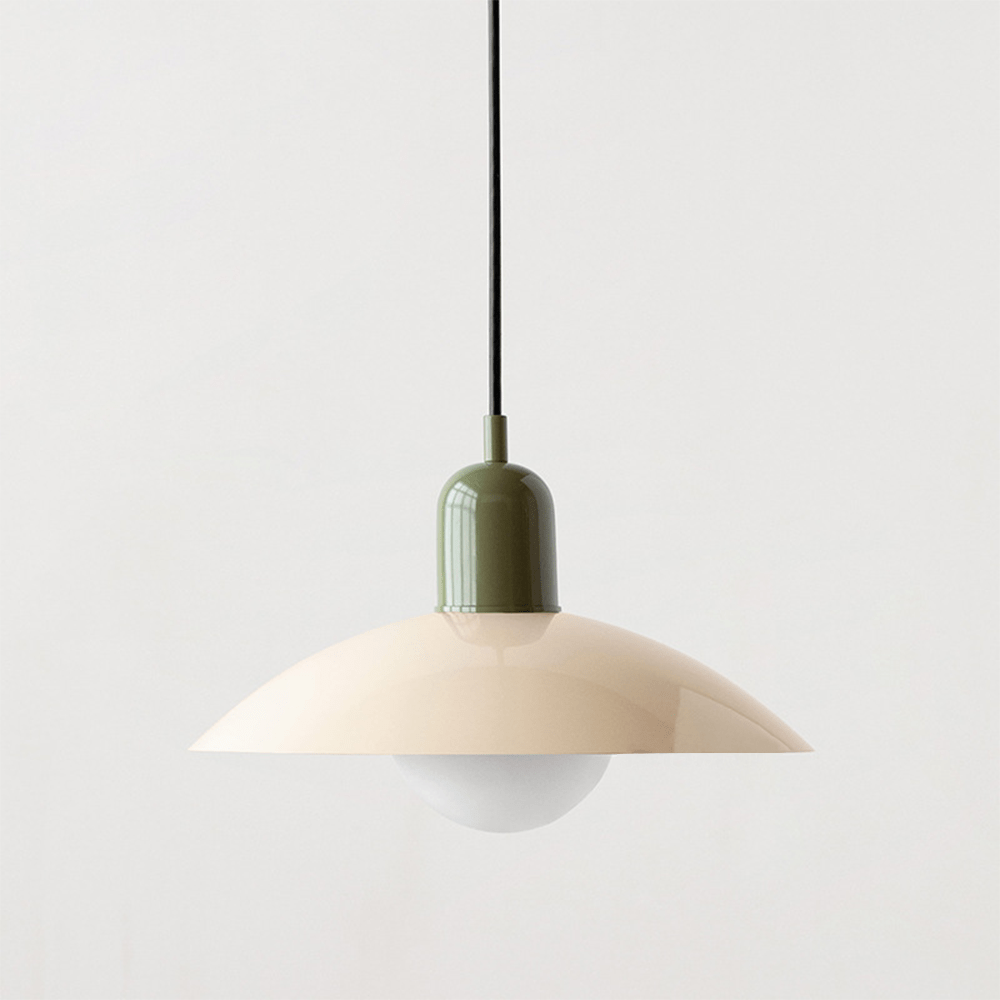 Candeeiro Suspenso Macaron Bauhaus | Lâmpada de Teto Moderna e Colorida