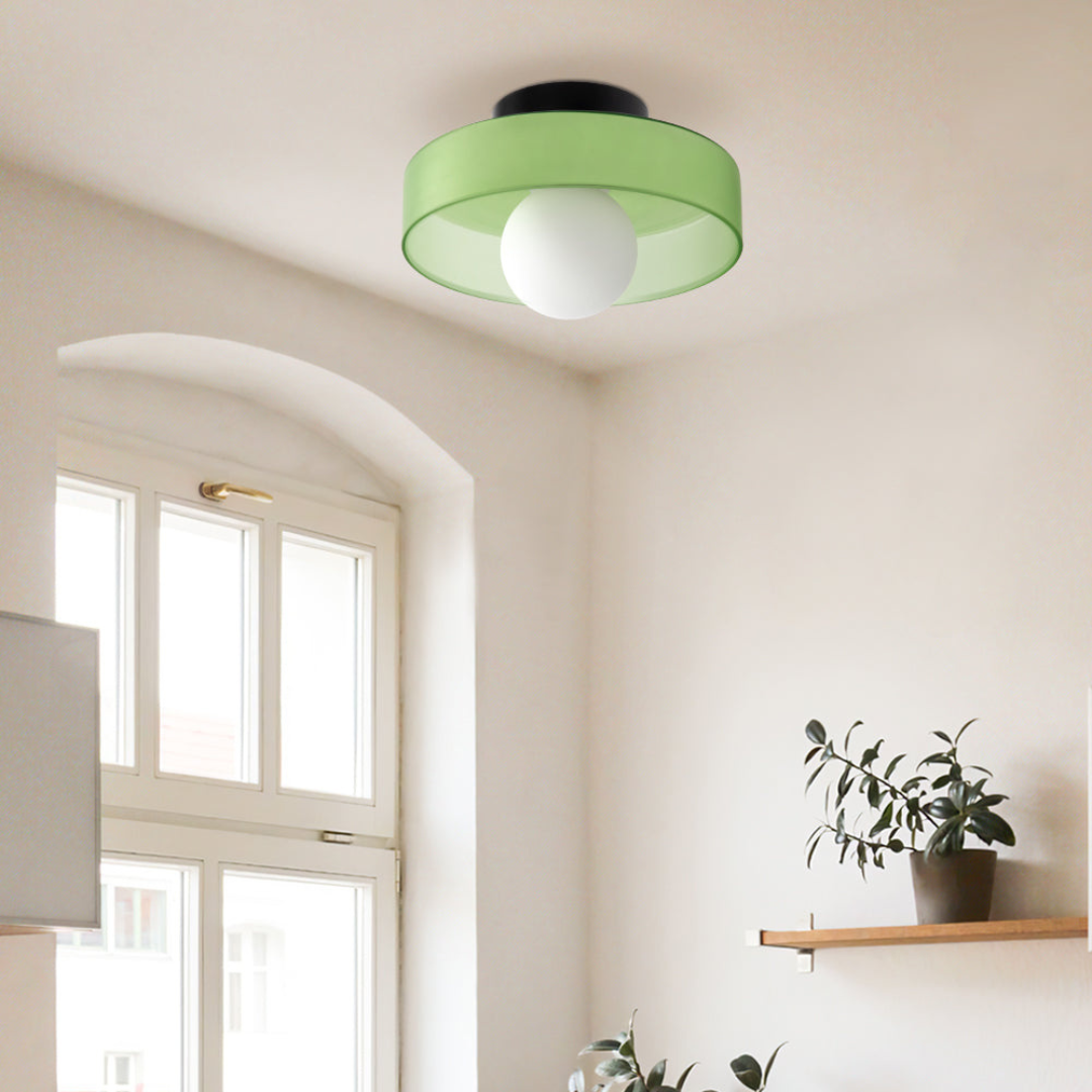 Moderne LED-Deckenleuchte | Stilvolle Aufbaumontage-Lampe