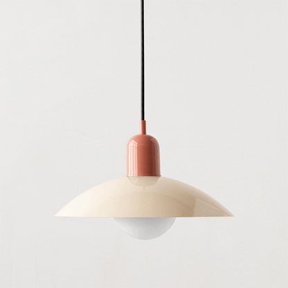 Candeeiro Suspenso Macaron Bauhaus | Lâmpada de Teto Moderna e Colorida