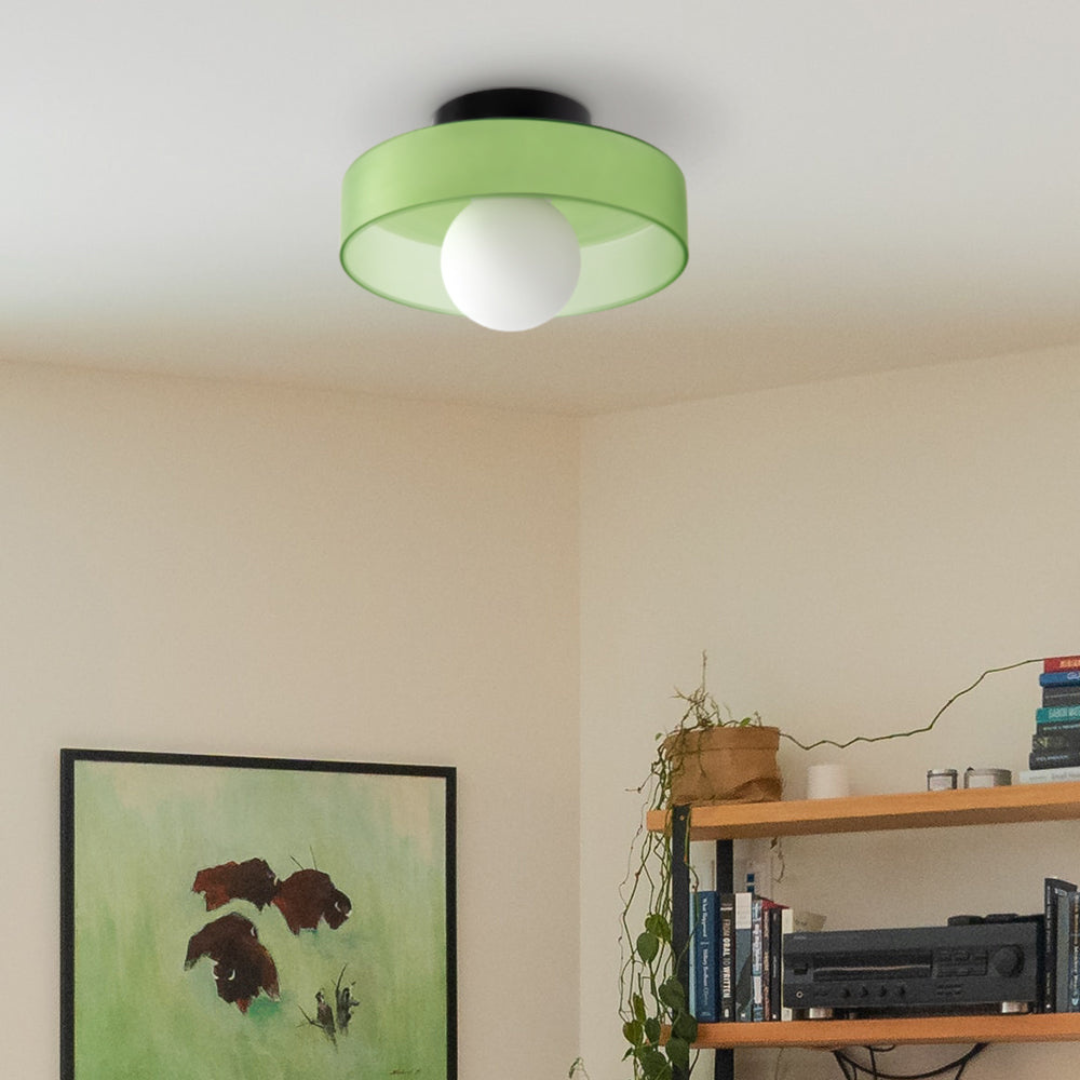 Moderne LED-Deckenleuchte | Stilvolle Aufbaumontage-Lampe