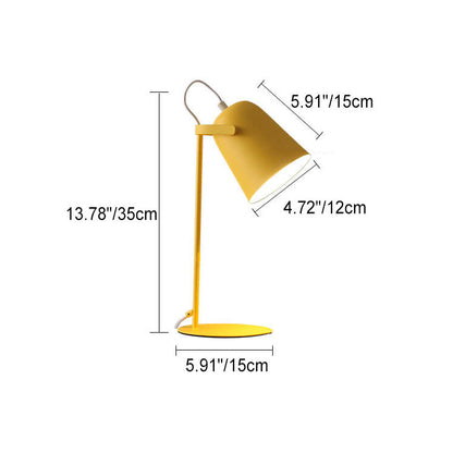 Lampada da scrivania LED in metallo nordico | Luce minimalista per lettura e studio