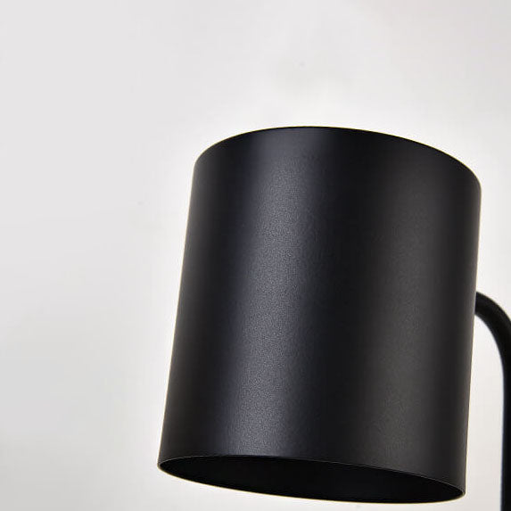 Japanische minimalistische Tischlampe | Holz- und Metalldesign