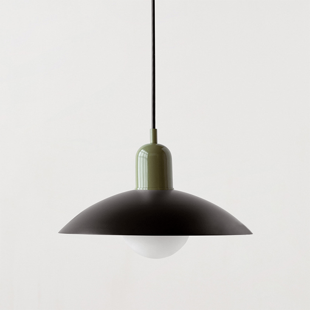 Candeeiro Suspenso Macaron Bauhaus | Lâmpada de Teto Moderna e Colorida