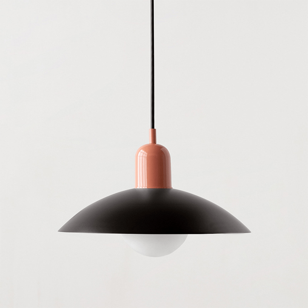Candeeiro Suspenso Macaron Bauhaus | Lâmpada de Teto Moderna e Colorida