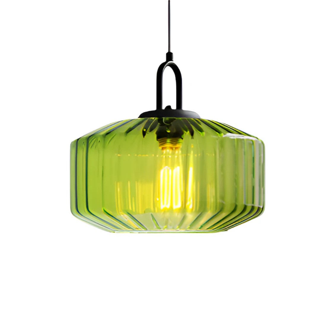 Mireta Glas-Hängeleuchte | Retro-farbendes Glasdesign