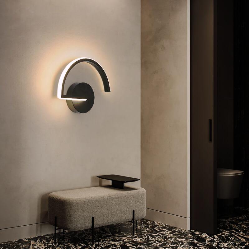 Lumină de perete LED Curves Line | Design arc modern minimalist