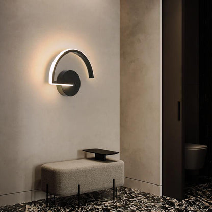 Lumină de perete LED Curves Line | Design arc modern minimalist