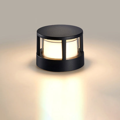 Luz de césped exterior LED industrial impermeable de aluminio cilíndrico