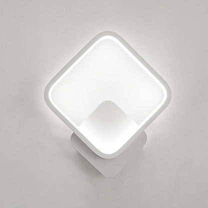 Candeeiro de Parede LED Quadrado Moderno | Luminária Geométrica Minimalista