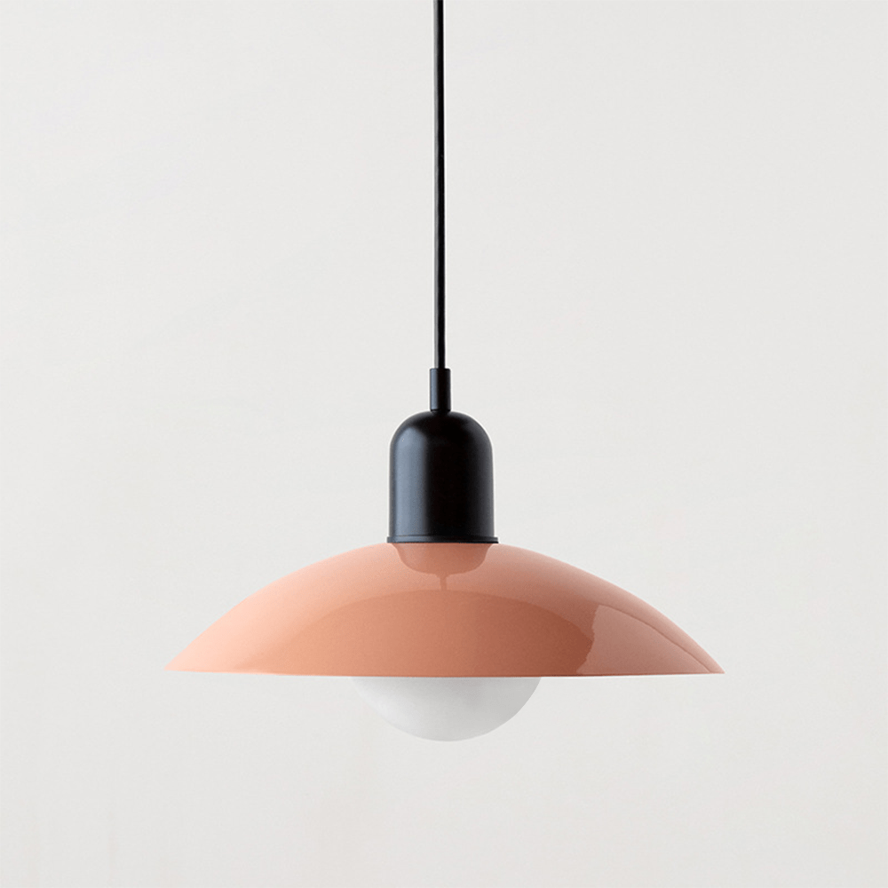 Candeeiro Suspenso Macaron Bauhaus | Lâmpada de Teto Moderna e Colorida