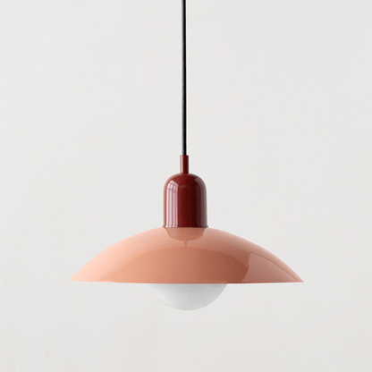 Candeeiro Suspenso Macaron Bauhaus | Lâmpada de Teto Moderna e Colorida