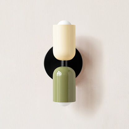 Lampada da parete colorata per comodino | Lampada da parete nordica Macaron