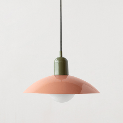 Candeeiro Suspenso Macaron Bauhaus | Lâmpada de Teto Moderna e Colorida