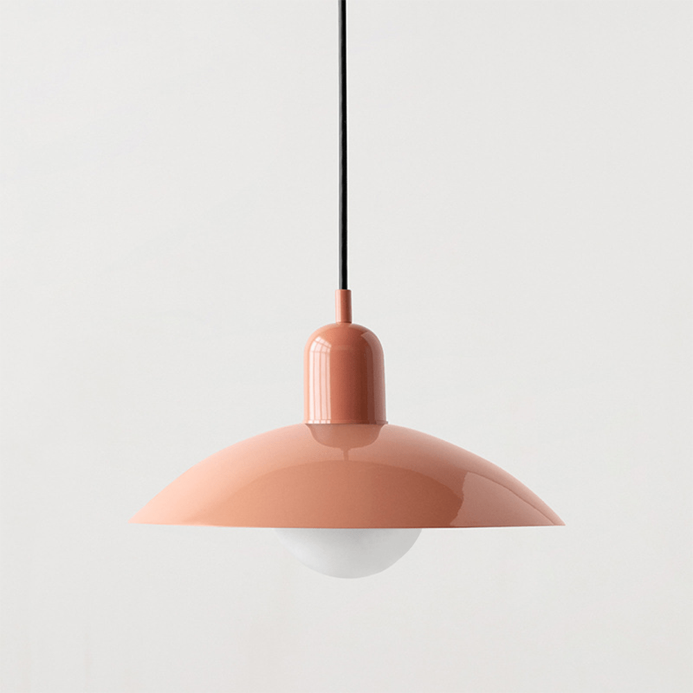 Candeeiro Suspenso Macaron Bauhaus | Lâmpada de Teto Moderna e Colorida