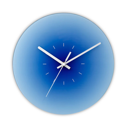 Reloj de Pared de Cristal Sunset | Diseño Moderno en Degradado