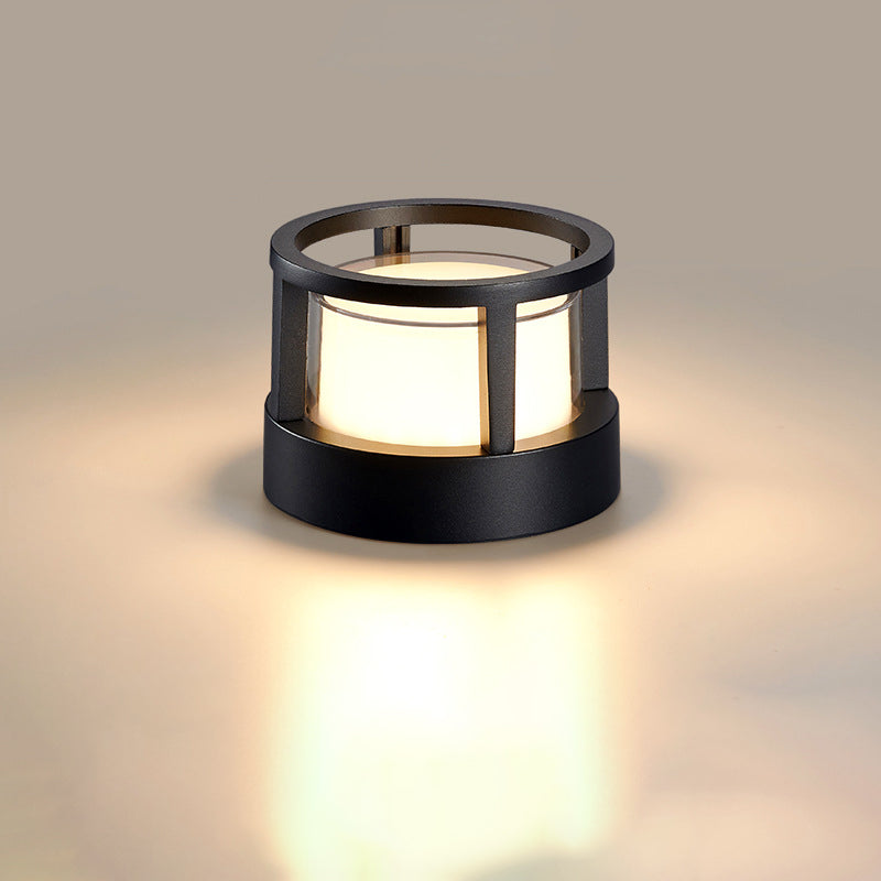 Luz de césped exterior LED industrial impermeable de aluminio cilíndrico