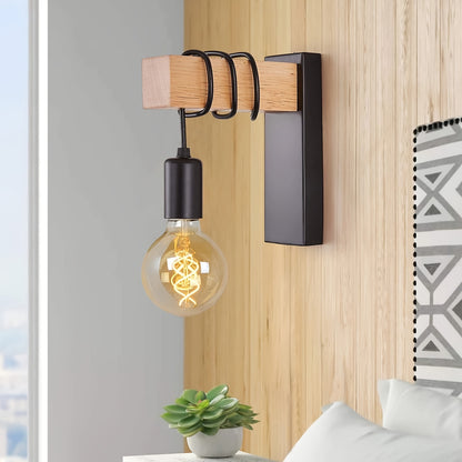Moderne Industriel Væglampe | E27 Fatning & Metalfinish