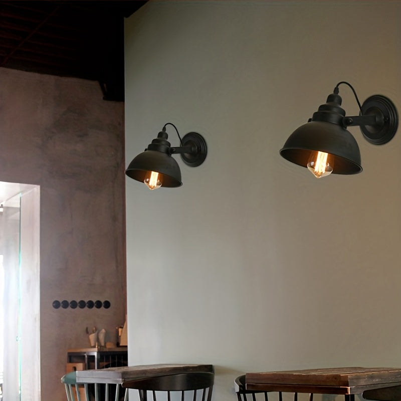 Lampada da parete vintage industriale | Applique in metallo retrò